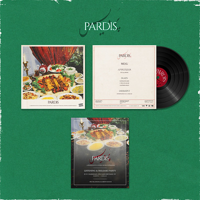 PARDIS - Full Package - Cover Art, Flyer & Mock Ups 3d branding composition design graphic design icon illustration logo ui vector