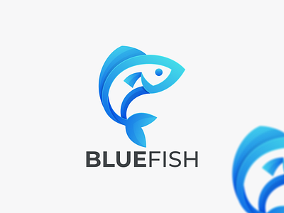 BLUE FISH blue fish blue fish design graphic blue fish logo branding design graphic design icon logo