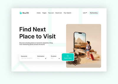 Professional Traveling Landing Page Design figma to html