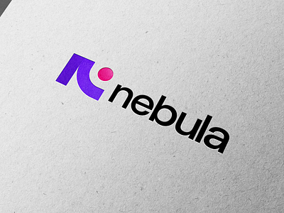 Nebula Onspace Logo Animation animation brand branding design golden ratio graphic design logo logo animation logo mockup logogram logotype mockup motion graphics nebula nebula logo nebula onspace paper pink purple space