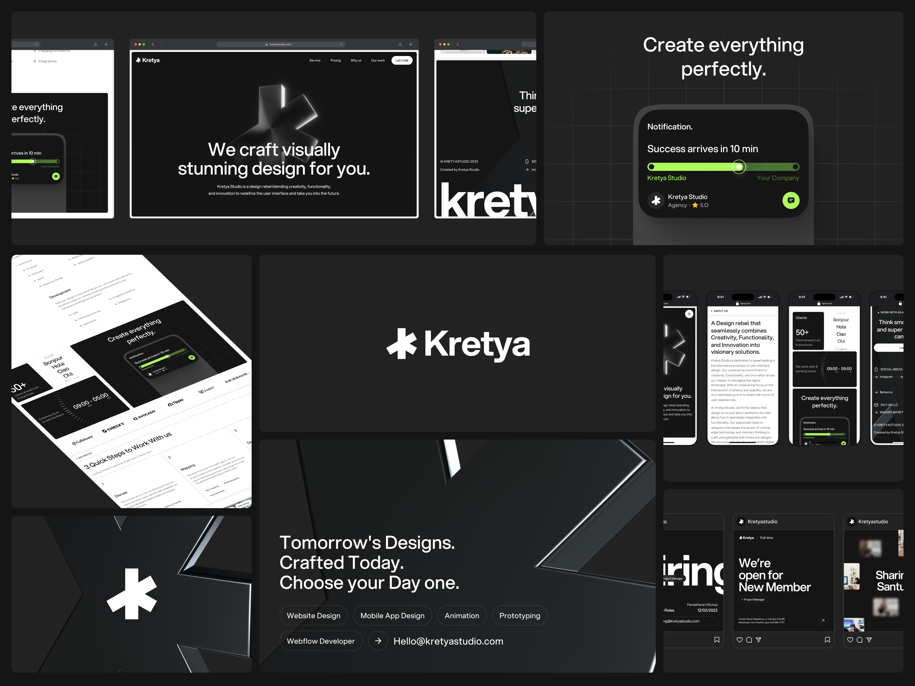 Kretya Website Redesign by Asal Design for Kretya Studio on Dribbble