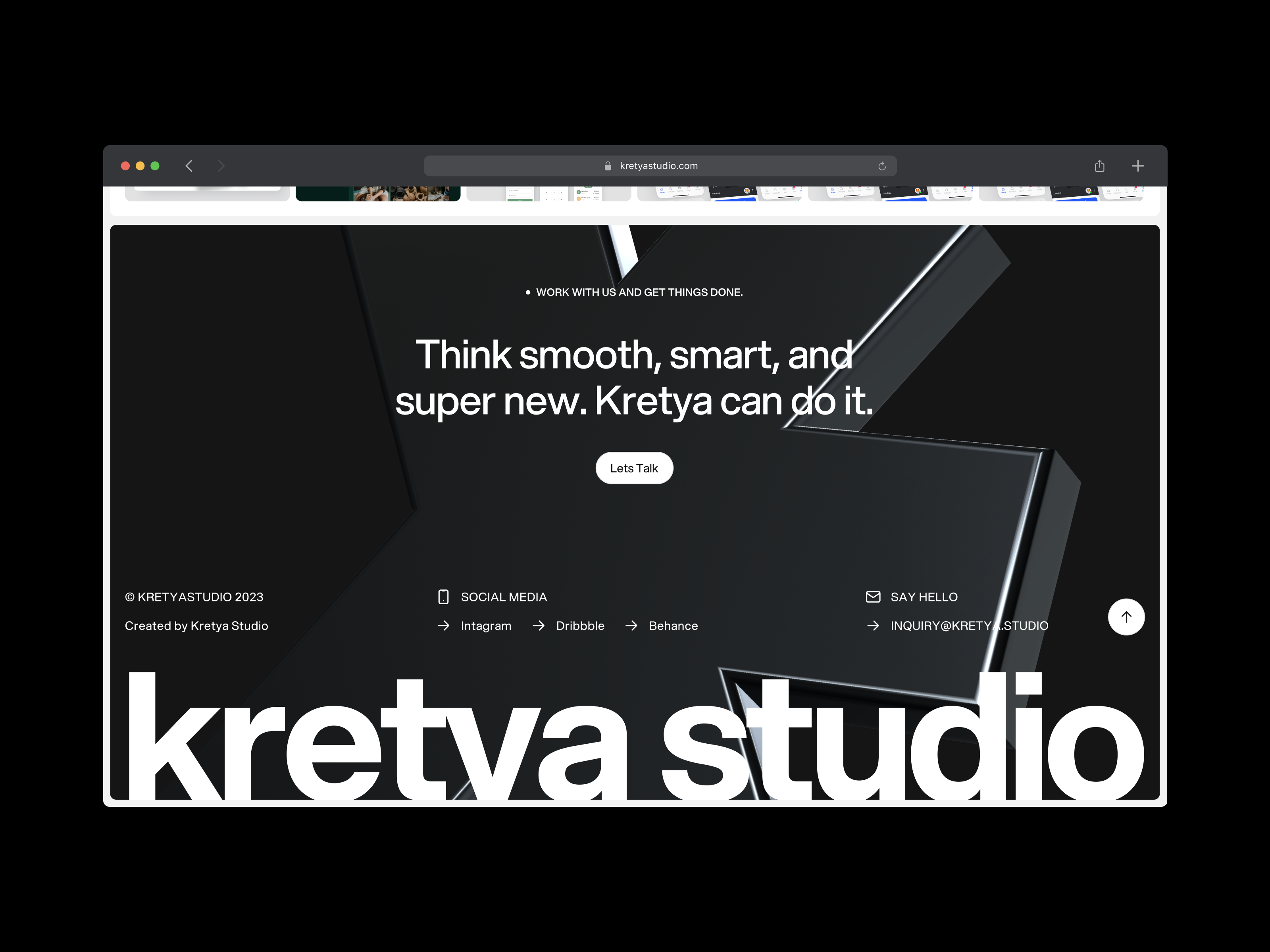Kretya Website Redesign by Asal Design for Kretya Studio on Dribbble