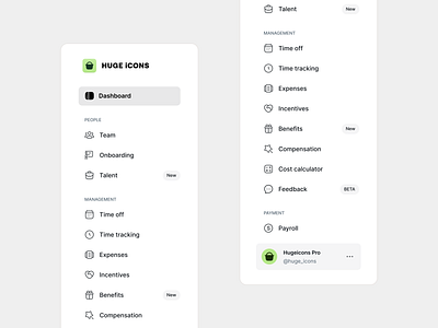 Sidebar Interface | Hugeicons Pro dashboard dashboard sidebar design icon iconography icons interface menu navbar navigation side menu side nav sidebar sidebar interface sidebar navigation ui design user interface web