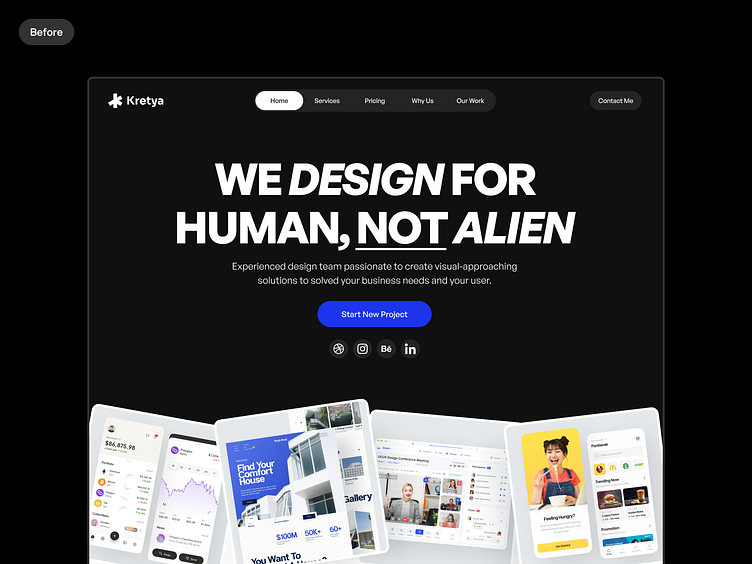 Kretya Website Redesign by Asal Design for Kretya Studio on Dribbble