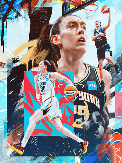Breanna Stewart basketball design digital art graphic design grunde new york new york liberty nyc photoshop sports wnba