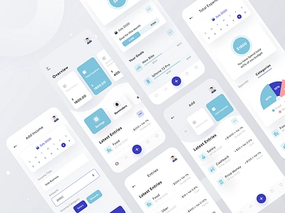 Flux - Expense Management UI Ki accounting app banking banking app bill consultant design finance finance app financial fintech income invoice ios app minimal mobile ofspace savings ui ux