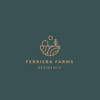 Ferriera farms logo 5star hotel 7 star hotel hotel logo minimal logo resort logo