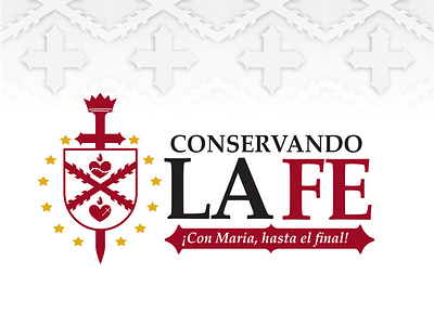 Conservando la Fe Logo branding catholic graphic design logo