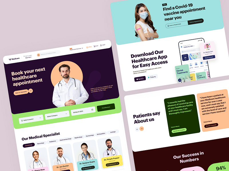 Online Doctors Booking Website booking doctor doctor appointment doctor appointment application doctor booking doctor booking app doctors appointment online landing page medical booking website online doctor appointment online doctor booking online doctor booking website web design website website design