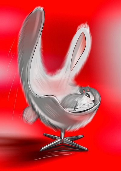 Иллюстрация Кролик иллюстрация логотип