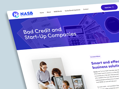 NASB Web Design - Landing Page 1 branding graphic design landingpage landingpagedesign ui ux web webdesign webdevelopment website