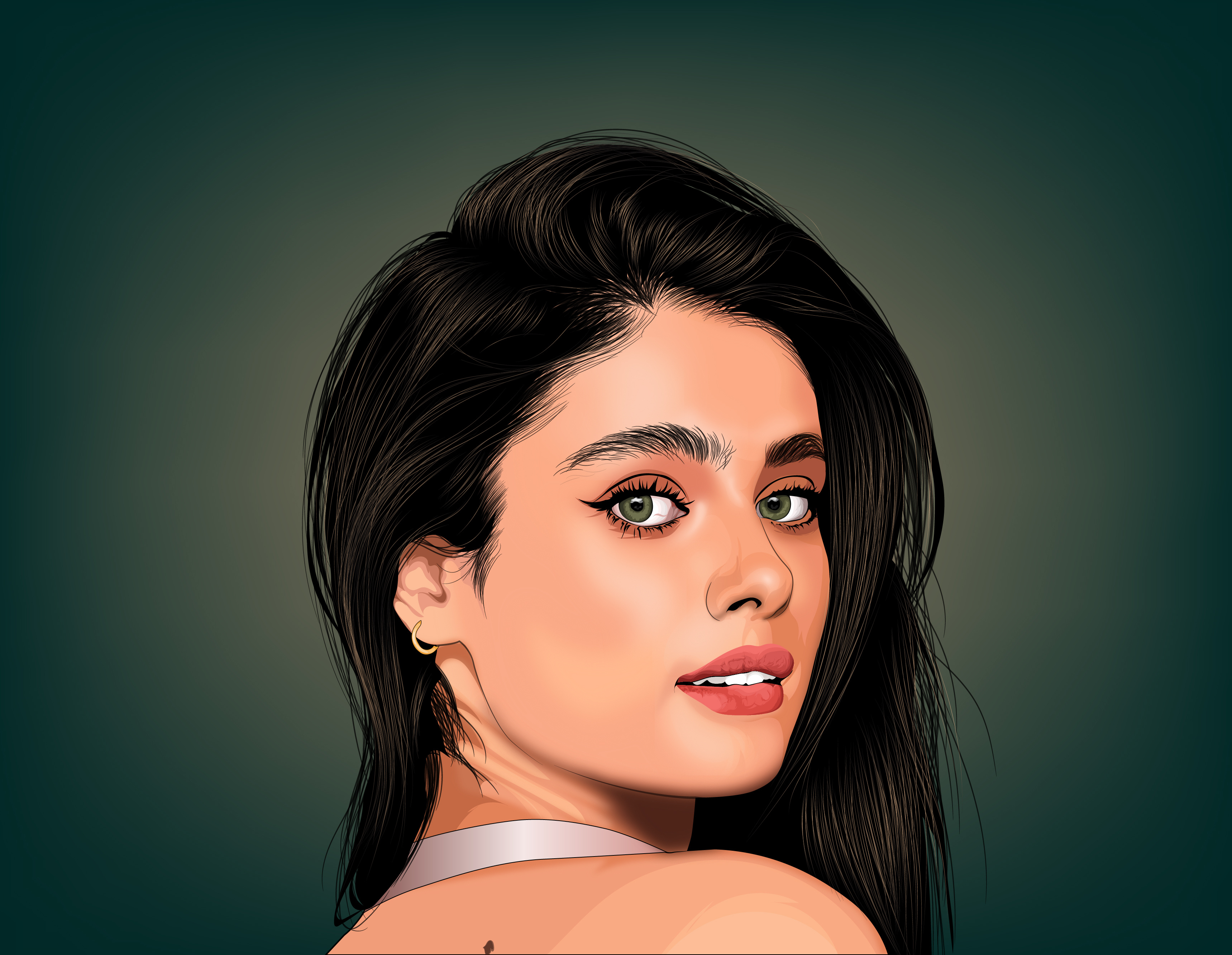Portrait illustration - Taylor Hill adobe illustrator artist cartoon digital art dribbble art graphic design illustration line art portrait illustration portrait painting sumitvectorart vector vector artist vector portrait