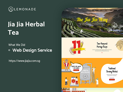 Jia Jia Herbal Tea corporatewebsite wordpress
