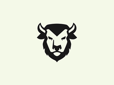 Bison animal bison brand branding buffalo design elegant graphic design illustration logo logo design logotype mark minimalism minimalistic modern sign wild