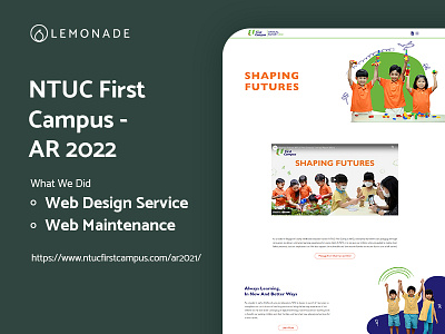 NTUC First Campus - AR 2022 corporatewebsite wordpress