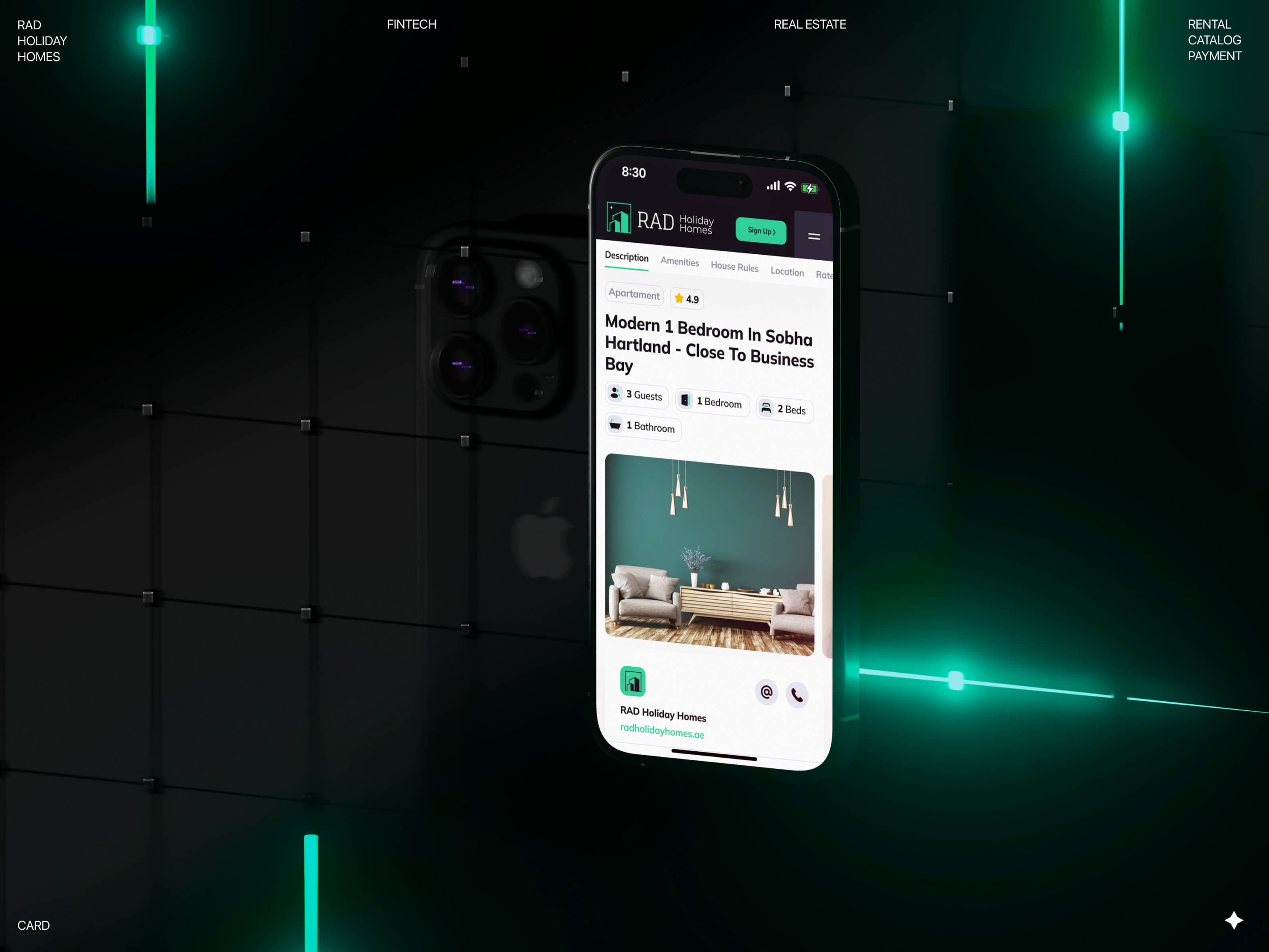 RAD® Ecosystem: Detail Page apartament app design business corporate ecommerce app factory finance investment management mobile app mobile ui payment platform product design property real estate agency residance service ui visual design web design