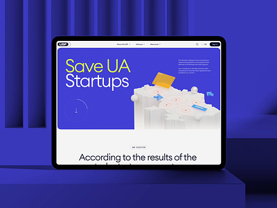 USF – Ukrainian Startup Fund, Product Page design fintech foundation product startup support ui uiux ukrainian startup fund usf ux web3 website