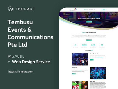Tembusu Events and Communications Pte Ltd corporatewebsite wordpress