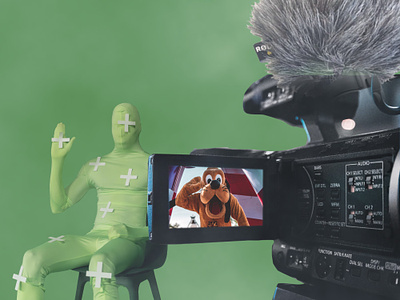 You will get green screen key out and color grading
