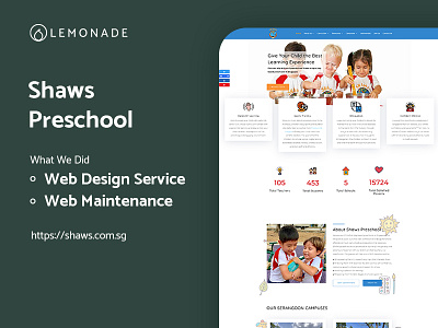 Shaws Preschool corporatewebsite wordpress