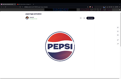 pepsi logo animation animation logo motion graphics