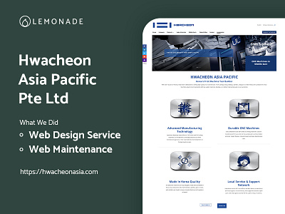 Hwacheon Asia Pacific Pte Ltd corporatewebsite wordpress
