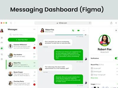 Messaging Dashboard (Figma) adobe xd app redesign branding dashboard dashboard design design figma graphic design illustration interface design saas design ui ui ux