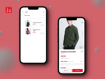 E-commerce - Mobile Apps Redesign app design brand ecommerce figma landing page mobile app ui ui design web design