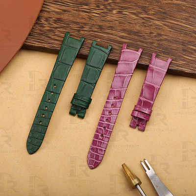 Custom leather watch band for HW Harry Winston Premier drwatchstrap harry winston watch band