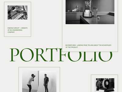 Regina Musi Portfolio Website — Details big typography digital design green minimal portfolio ui ux web design webdesign website