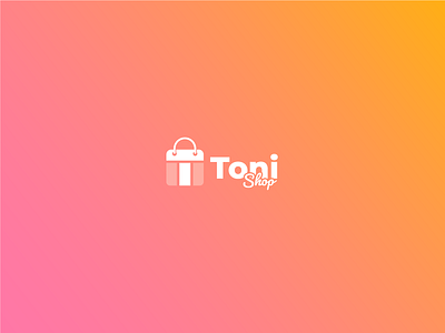 Toni Shop bag buy flat letter t logo modern monogoram t sell shop shopping simple store t