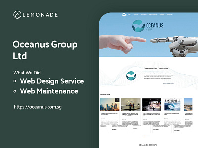 Oceanus Group Ltd corporatewebsite wordpress