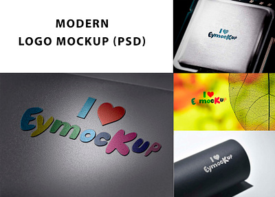 Modern Logo Mockup (PSD) download mock up download mockup logo mockup mockup mockups psd psd mockup