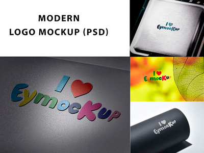 Modern Logo Mockup (PSD) download mock up download mockup logo mockup mockup mockups psd psd mockup