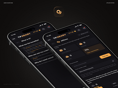 TF2Easy: Affiliate System affiliate bet betting casino crypto dashboard gambling game game ui igaming lotterty platform player product design ui ui ux ux web design