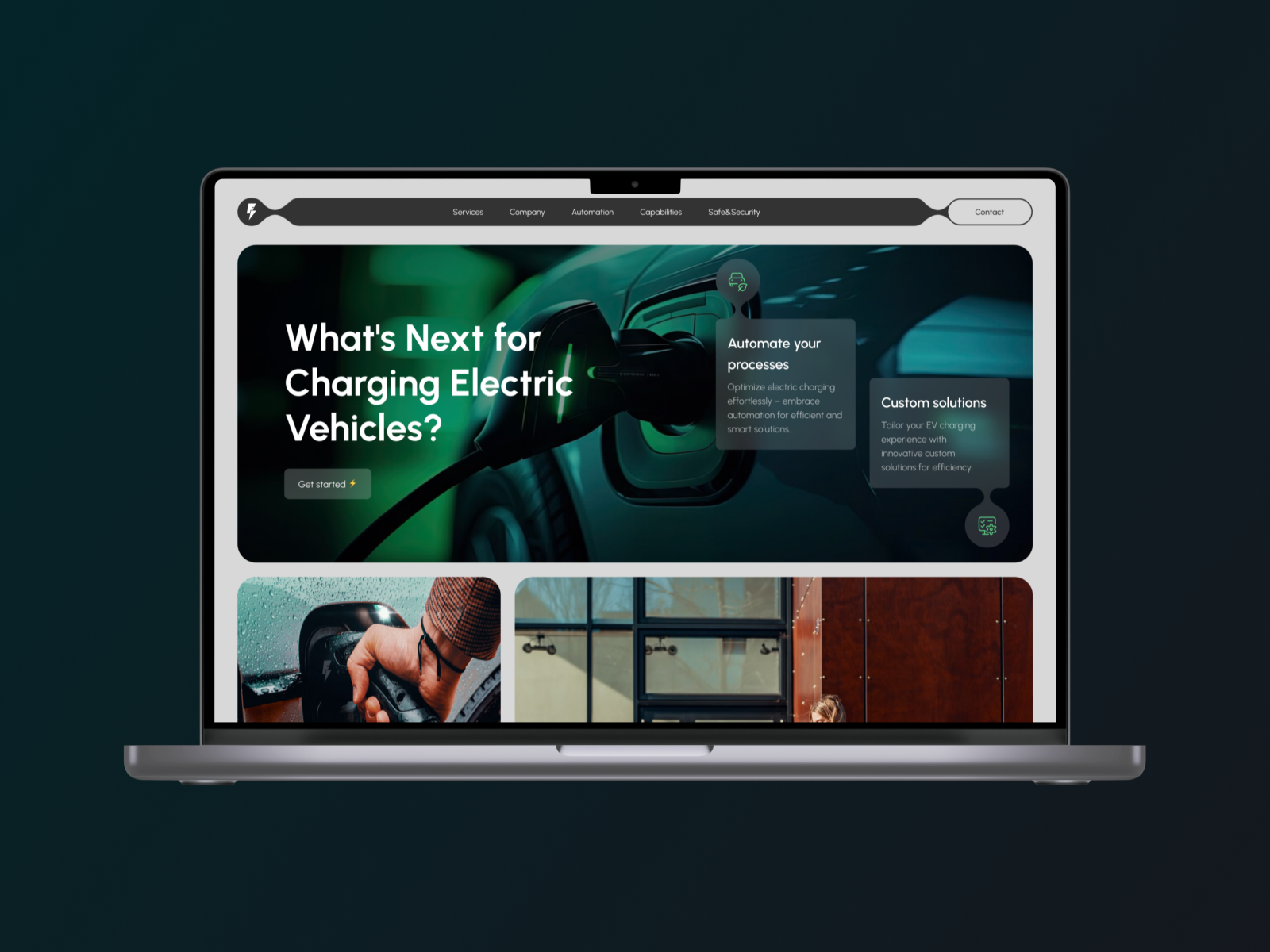 Chargers for EV industry by Wojciech Wesołowski on Dribbble