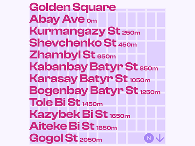 Almaty, Golden Square. Apparel prints almaty apparel kazakh kazakhstan print qazaq qazaqstan typography vector