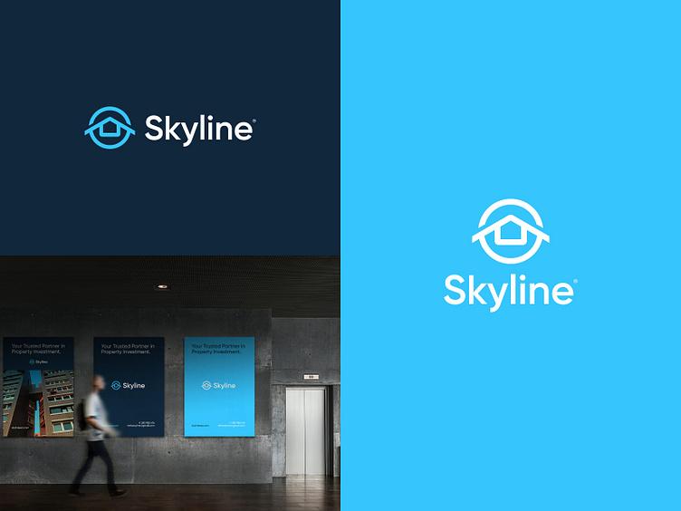 Skyline real estate logo by Khabib 🦅 on Dribbble