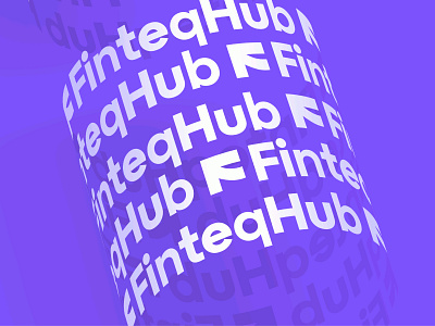 FinteqHub Brand Identity arrow brand guide brand identity brand manuel branding finance finance logo fintech graphic design hub illustration logo purple branding ui