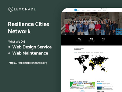 Resilience Cities Network corporatewebsite wordpress