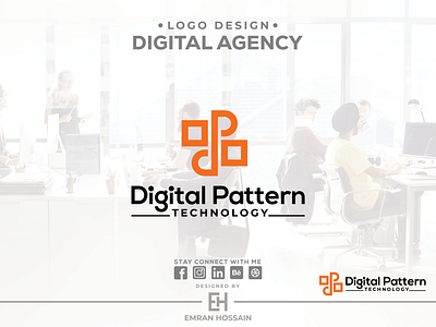 Digital Agency Logo branding design graphic design illustration logo logodesigner logodesigns logomark logotype ui