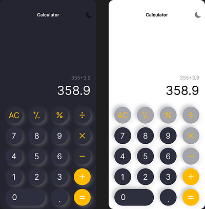 Daily UI Design Challenge | Day 04 | Calculator App calculator daily ui challenge design ui ux web design