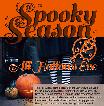 Spooky Halloween Newsletter Template 🦇 design halloween ui