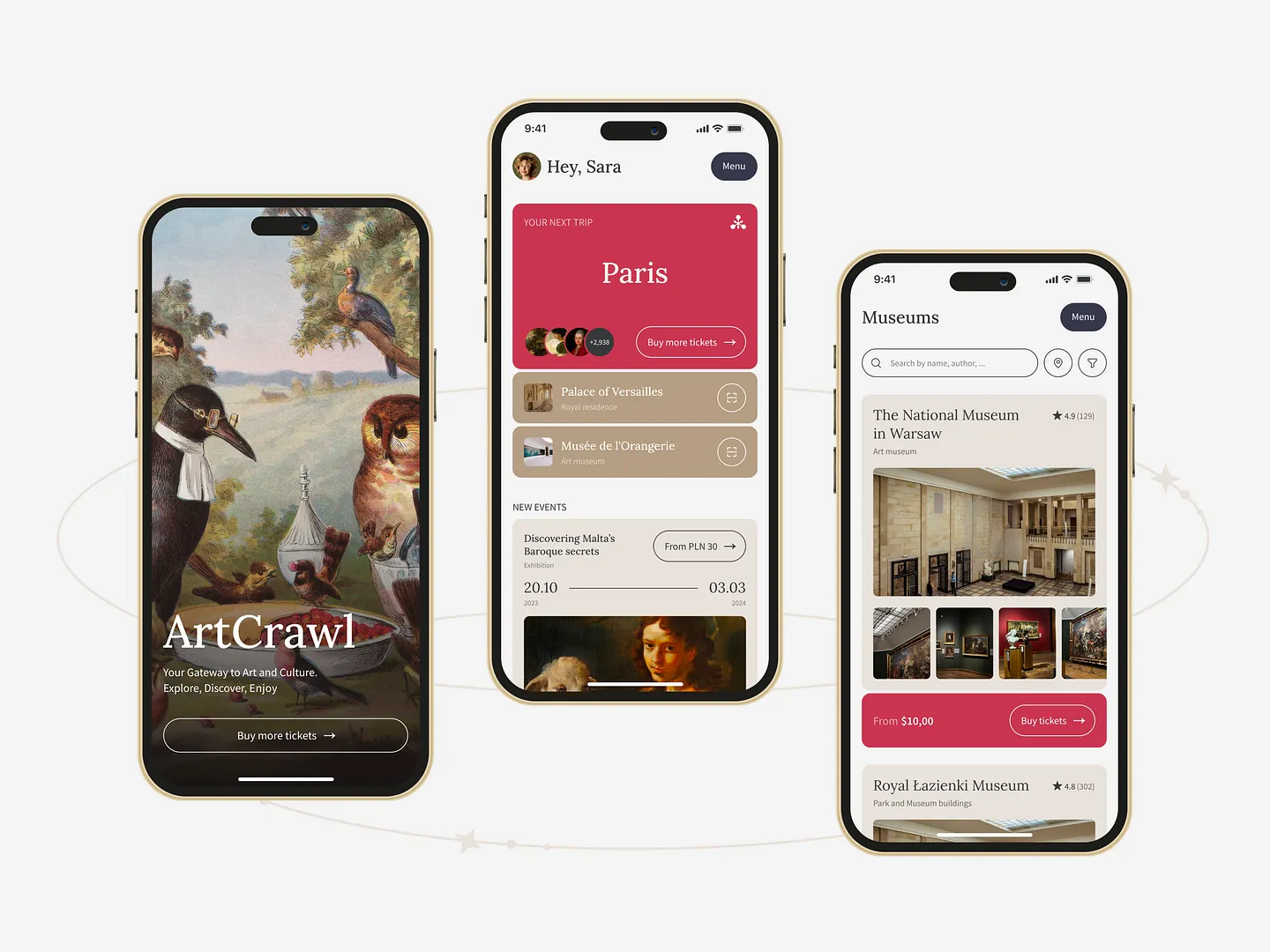 Innovative Museum Website Design for Art Enthusiasts