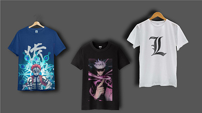 Anime T-shirt Design branding graphic design t shirt designs