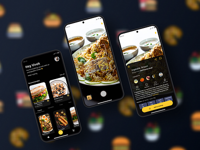 ScanFlavor: Next-Gen Food Scanner Interface Design Challenge 🍴 branding dietary insights dribble shot interface design personalized nutrition ui