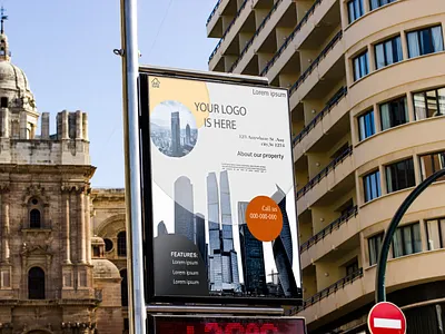 Real Estate Poster graphic design logo