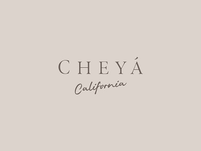 Cheya California Branding brand creation branding designstudio graphicdesign home goods branding home goods logo logo logo inspiration logo mockup logos minimal logo sustainable logo towel towel design