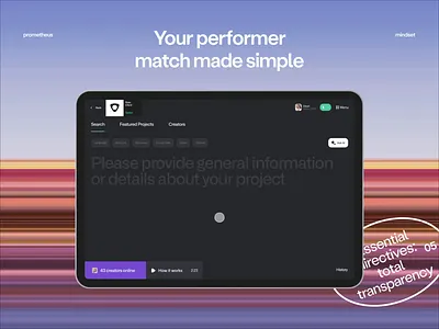 Your creator match made simple! 3d agency animation branding design graphic design motion graphics ui ux web