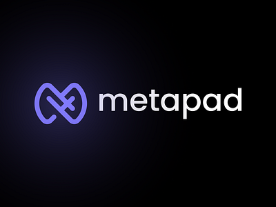 metapad3 brand branding crypto cryptologo design graphic design icon identity illustration launchpad launchpadlogo logo logodesign logofolio logomark mark nft ui vector wave